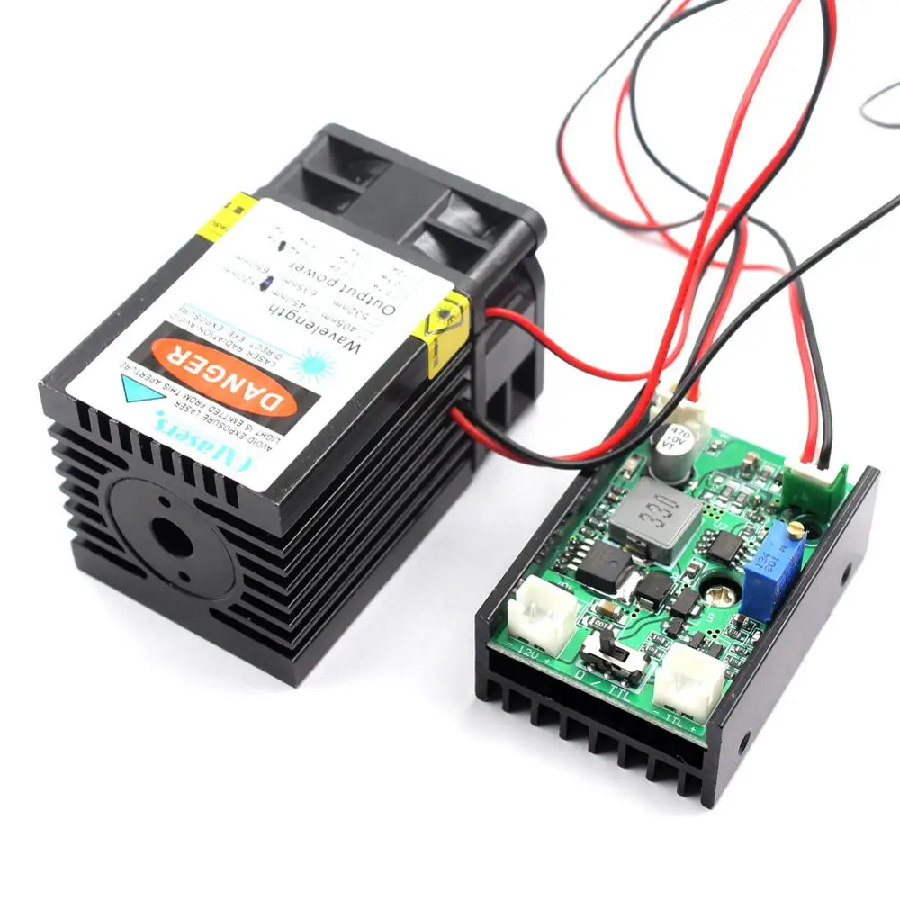 Oxlasers Мощный 1 Вт 1000 мВт нм зеленый лазерный модуль отпугиватель птиц Диодные