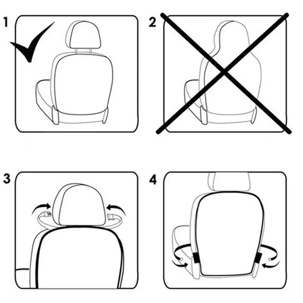 

Car Seat Cover Protector For Kids Baby Kick Mat Mud Clean Dirt Decals Car Auto Seat Kicking From Mud Dirt