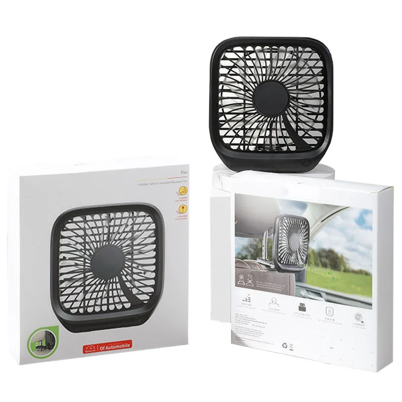 Электрический вентилятор портативный складной держатель с бесшумным складным