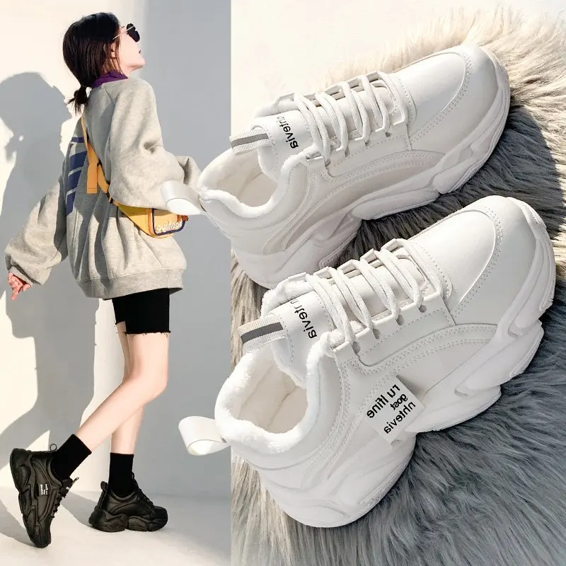 

Spring Ladies Casual Shoe Lightweight Jogging Footwear Winter Warm Running Shoes Women's Shoes Chunky SneakersAdult