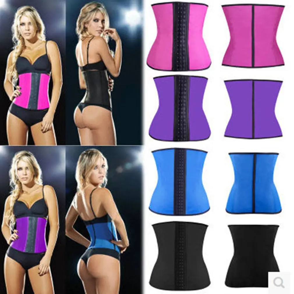 Женский спортивный корсет на молнии для сжигания жира пояс красоты