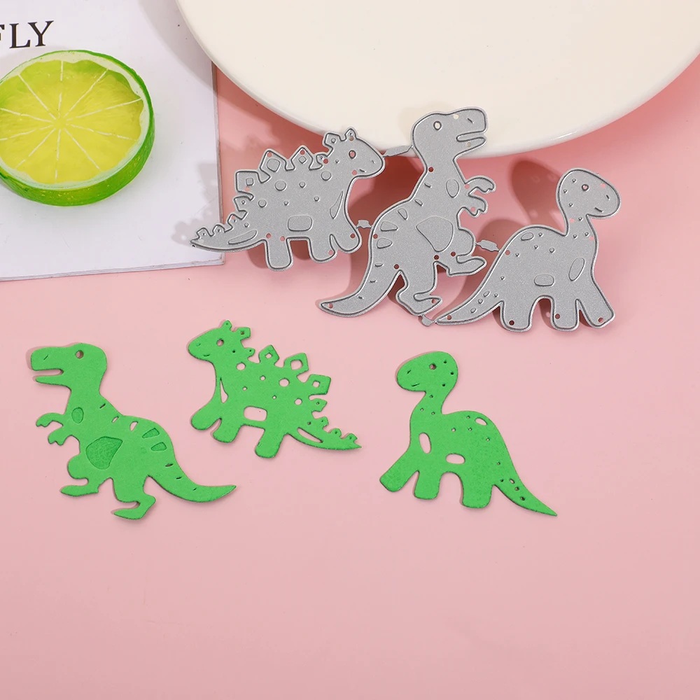 

Dinosaurs Die Cut For DIY Scrapbooking Album Paper Cards Making Decorative Crafts Embossing Stamping Stencil Metal Cutting Die