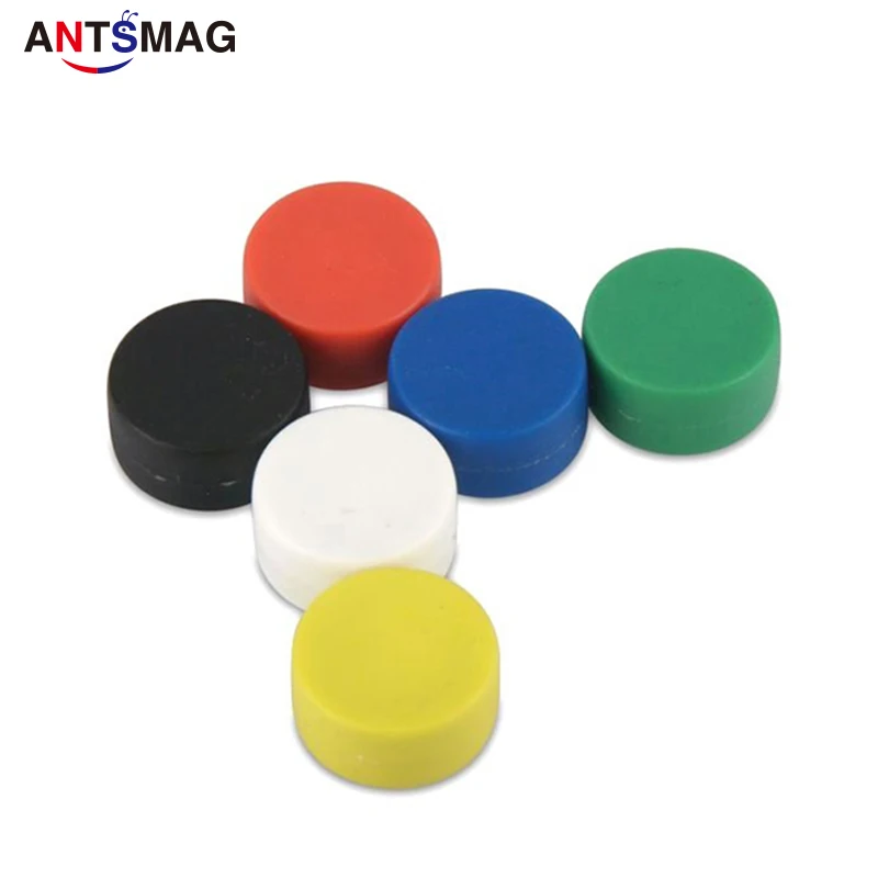 D15X5mm N52 неодимовые Дисковые магниты небьющиеся пластиковые с покрытием DIY постоянные магниты