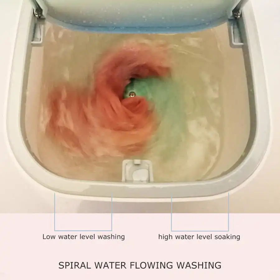 Портативная мини-стиральная машина 3 8 л Бытовая мойка белья USB очиститель ткани |