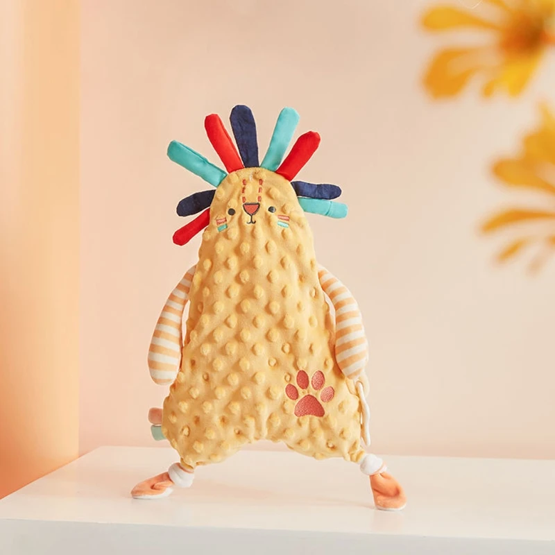 

H3CD Baby Soother Appease Towel Cute Animal Doll Teether Infants Comfort Sleeping Nursing Cuddling Toys Shower Gifts