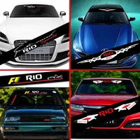 car sticker styling decoration decals car front rear windshield prevent sunlight reflection for kia rio accessories