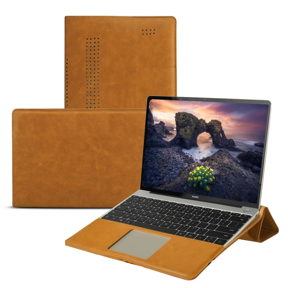 Для Huawei Matebook D14 2020 чехол из искусственной кожи портативный компьютер сумка для
