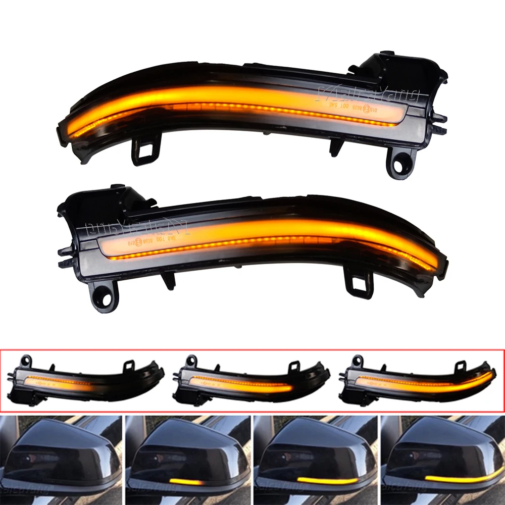 2x светодиодный динамический поворотник для Bmw F20 F30 F31 F21 F22 F23 F32 F33 F34 X1 E84 1 2 3 4 серия
