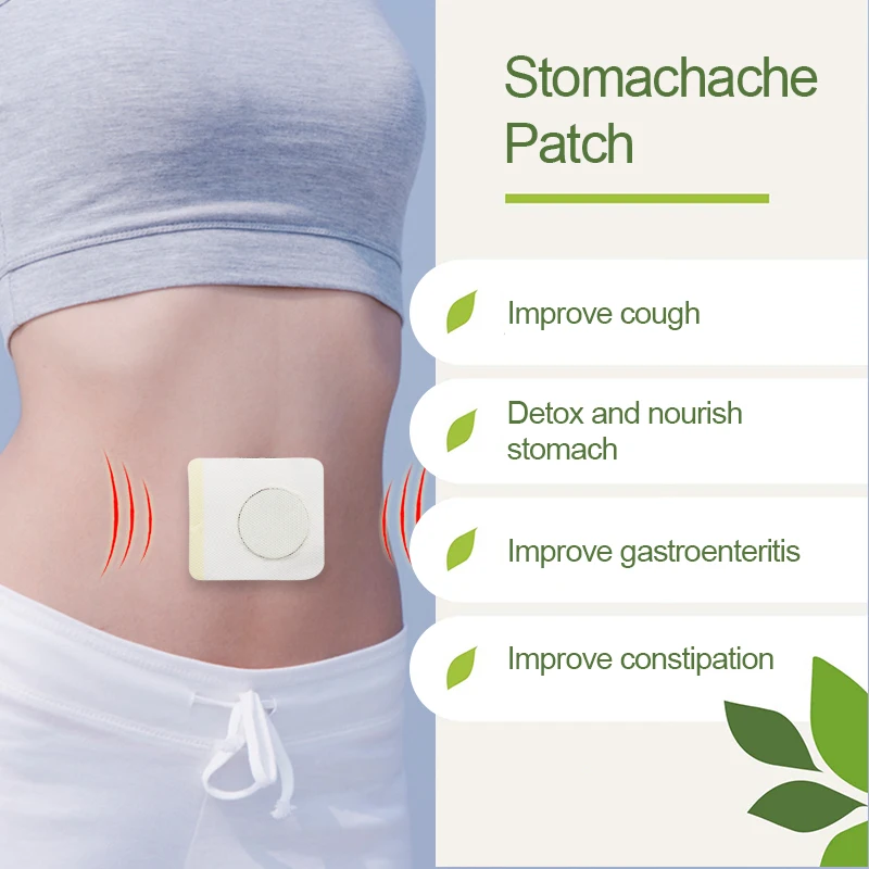2/5/10Pcs Stomachache Patch Gastric Ulcer Gastroenteritis Indigestion Stomach Acid Reflux Treatment Sticker Pain Relief Plaster | Красота и