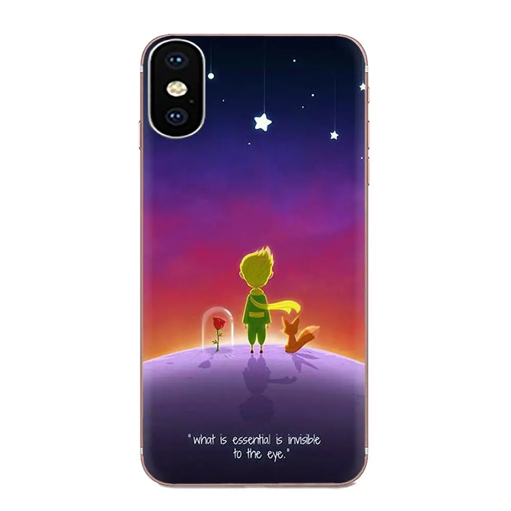ТПУ сотовый телефон Прозрачный Маленький принц для Samsung Galaxy A10 A20 A20E A3 A40 A5 A50 A7 J1 J3 J4