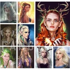 5D алмазная живопись, портрет, алмазная вышивка, полная выкладка, квадратные украшения для дома, ручная работа, аниме фигурки, настенные картины