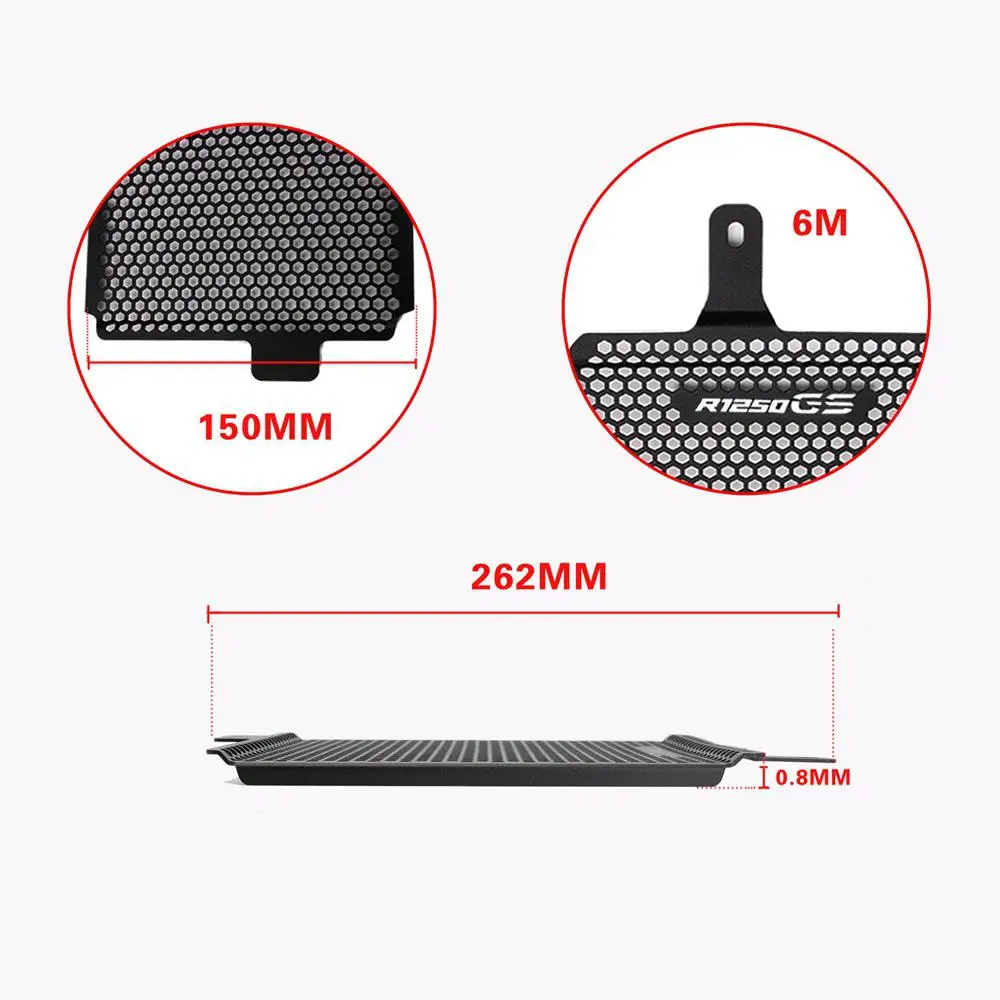 

Motorcycle Radiator shield CNC Radiator Guard Protection Grille Grill Cover For BMW R1250GS 2019