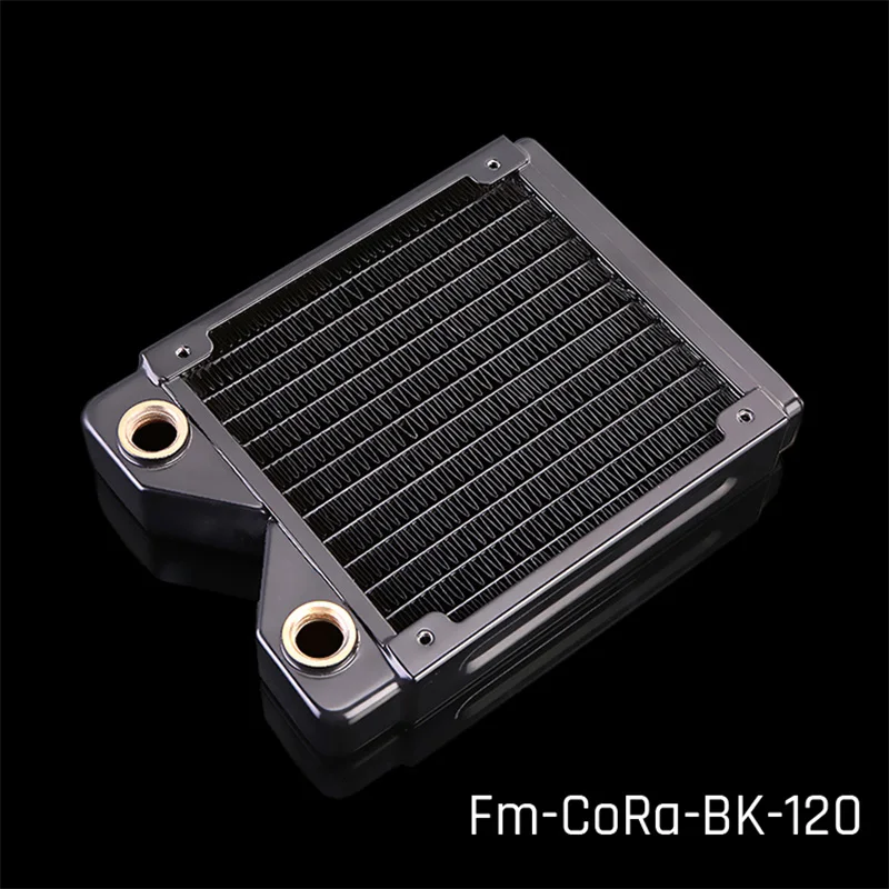 FormulaMod Fm-Кора-BK, 120/240/360/480 мм Медь черный однорядные радиатор, 29 мм Толщина, подходит для 120*120 мм вентилятор