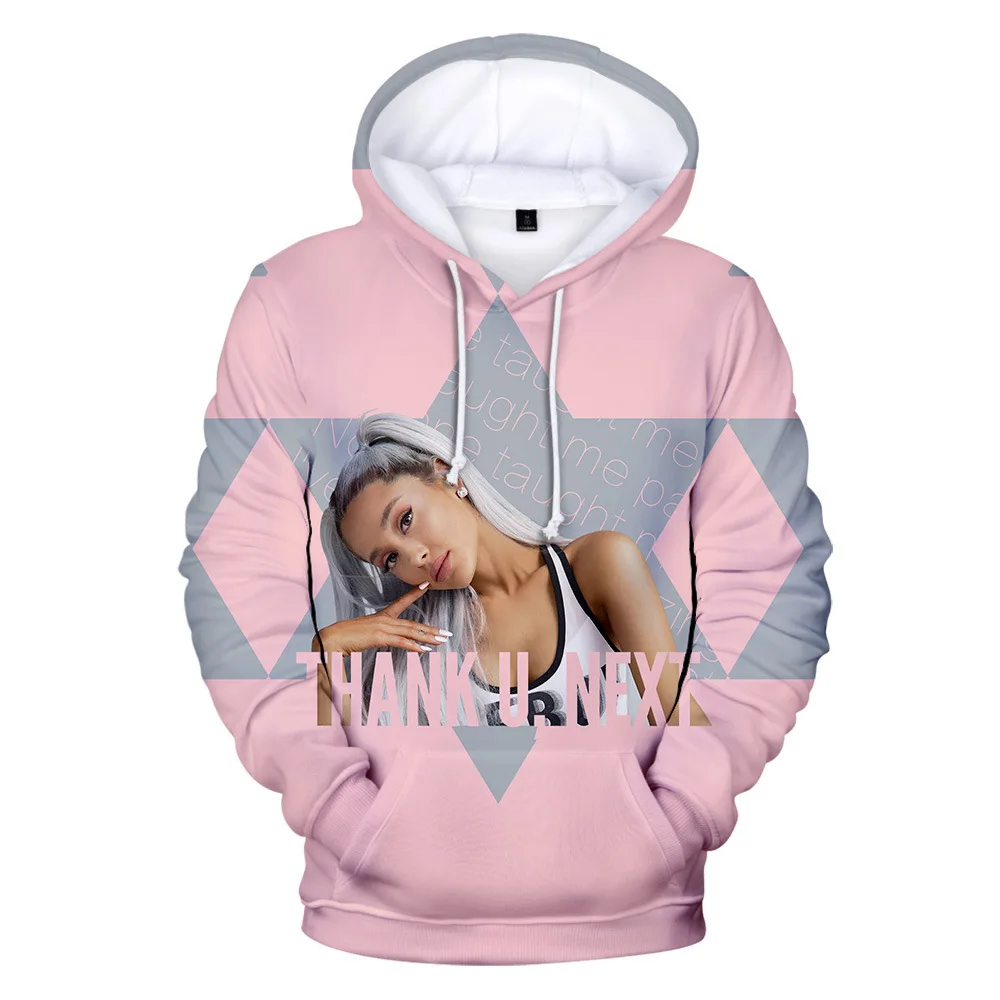 3D Ariana Grande Thank U следующий альбом женские толстовки оверсайз свитшоты для