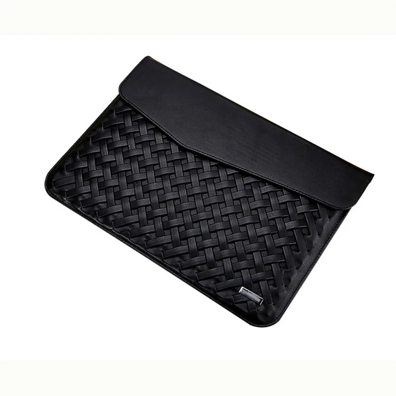 Luxury Weaving PU Leather Laptop Sleeve Bag for Macbook Air Pro Retina 11 12 13 15 Inch Notebook Case | Компьютеры и офис