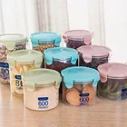 Контейнер для пищевых продуктов, герметичная емкость для хранения чая, кофе, конфет, практичная пластиковая коробка, банка для печенья, банки, кухонные инструменты