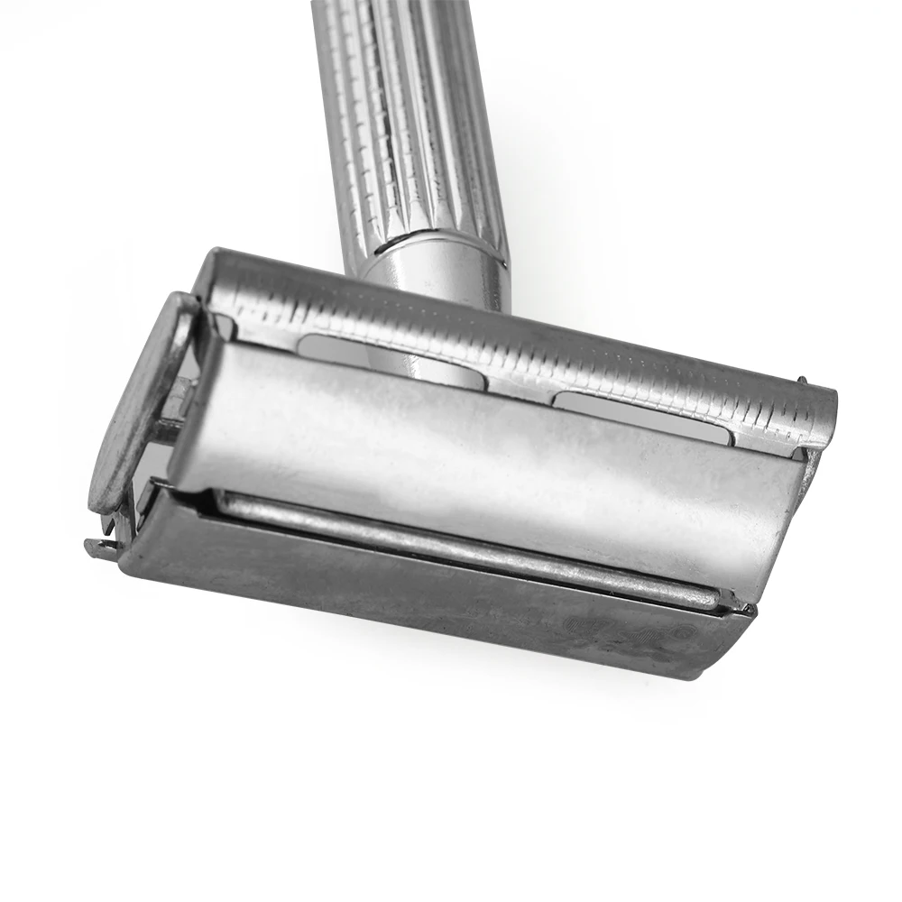 Для мужчин традиционной Double Edge хром влажное бритье Безопасность ручной бритвы 1