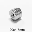 Магниты Неодимовые, 20 х4-5 мм, 20 х4-5 мм, 10 шт.