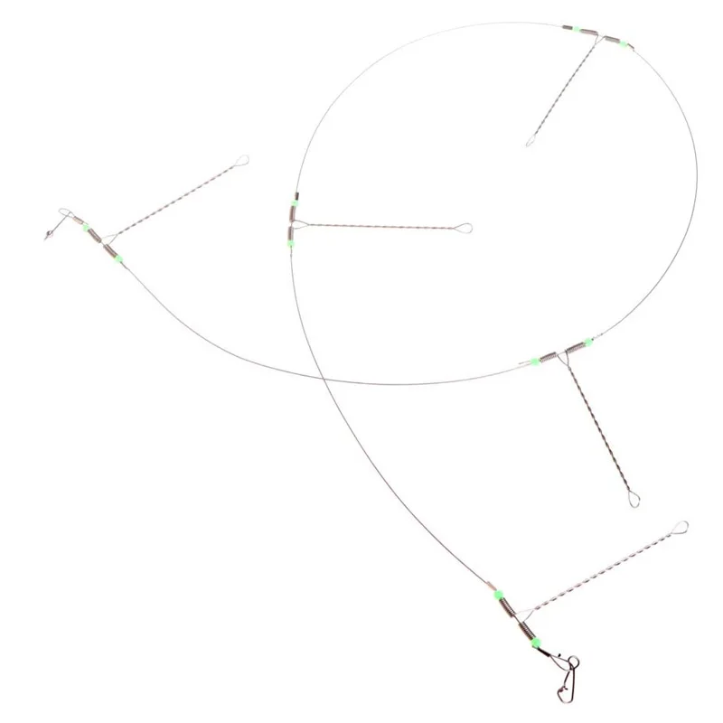 4 размера морская Поворотная струна рыболовный крючок практичная стальная