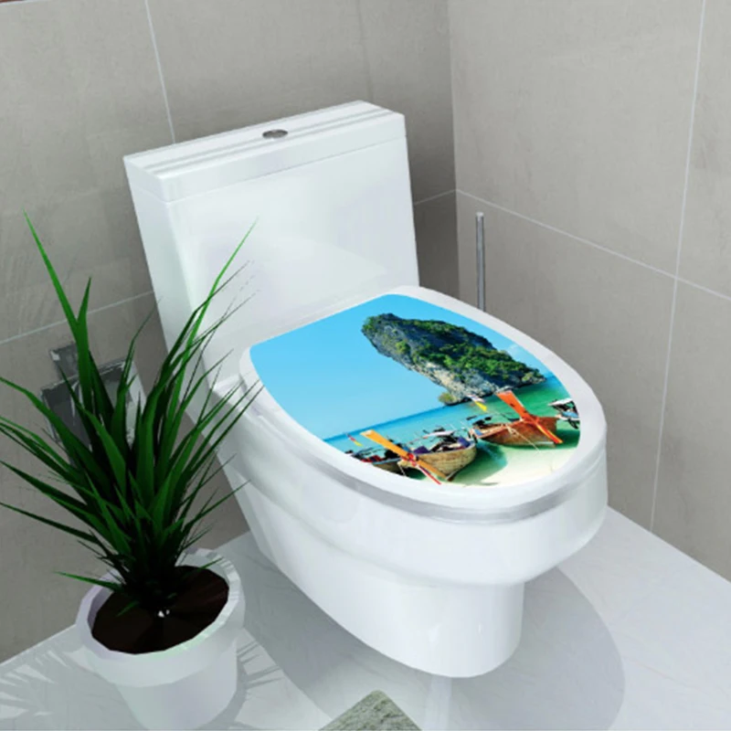 Оптовая продажа наклейка на унитаз подставка для унитаза комод домашний декор