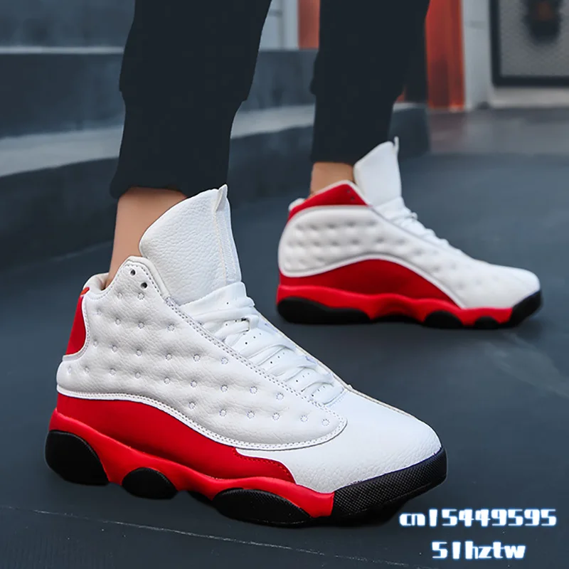 Basketball Sneakers Men Breathable Sport Shoes Men Fashion High Top Designer Walking Sneakers 2021 Training Athletic Shoes Male
