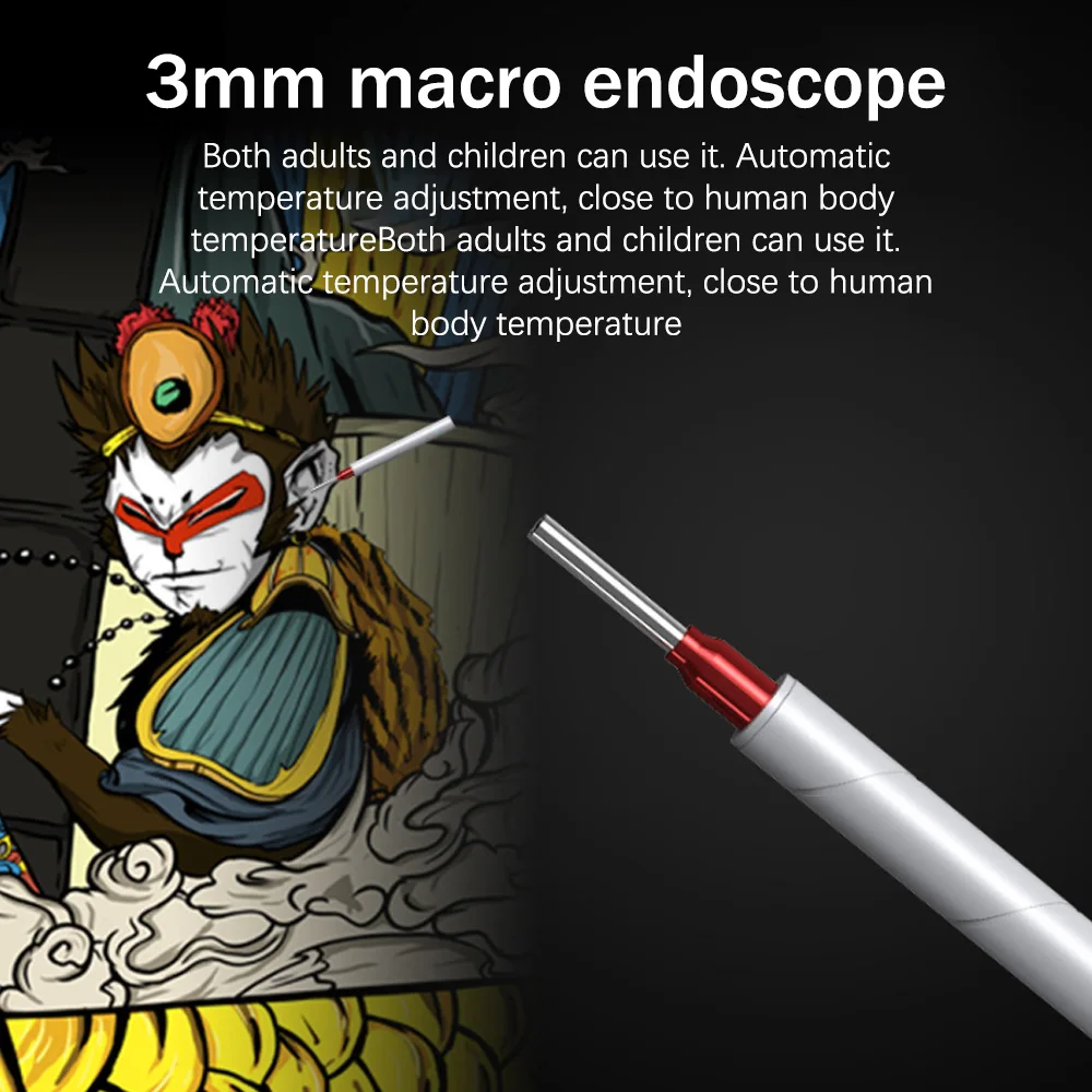 Yonker медицинская камера высокого разрешения визуальный брикет чистящее средство