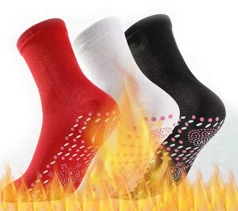 2PCS/Lot Self-heating Magnetic Socks for Women and Men Self Heated Socks Tourmaline Magnetic Therapy Winter Warm Massage Socks
