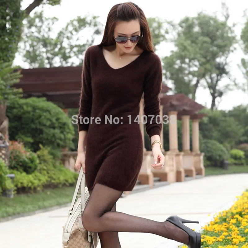 Ms. Jerseis Woman's Plush Sweater Knitted in Autumn and Winter of 2019 |