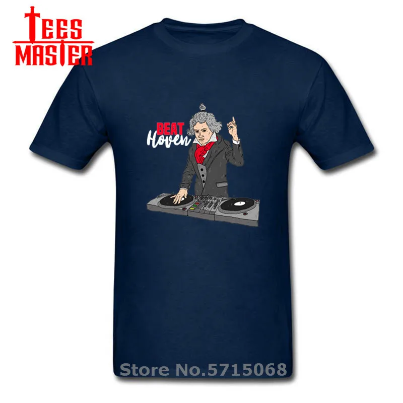 Забавная футболка с изображением людей Ван Бетховен карикатура DJ биховен