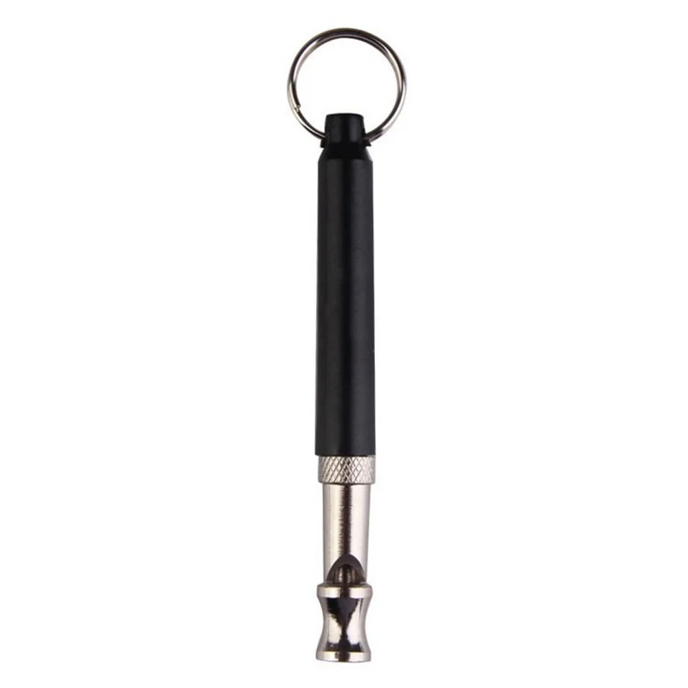 

2Pcs Creative Sonic Dog Trainer Dog Whistle Ultrasonic Sound Whistle for Dog Training Black