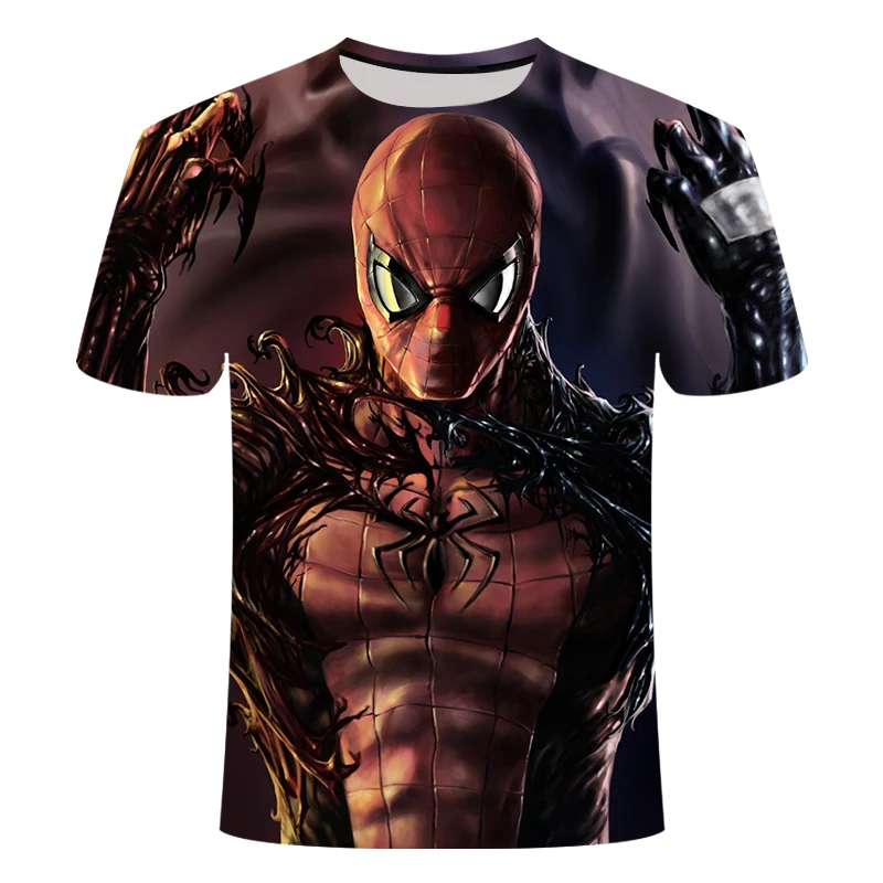 

American anime Deadpool Shirt Tee 3D printing T-shirt large size men and women fitness clothing men's shirt fun casual T-shirt