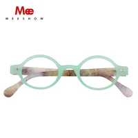meeshow reading glasses frame women glasses clear round eye glasses man stylish 1 0 1 25 4 0 1730