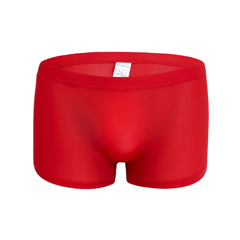 

Ice Silk Men Underwear Thin Translucent Sexy Men's Panties Boxer Shorts Comfortable Breathable Cool Underpants Hombre Cuecas