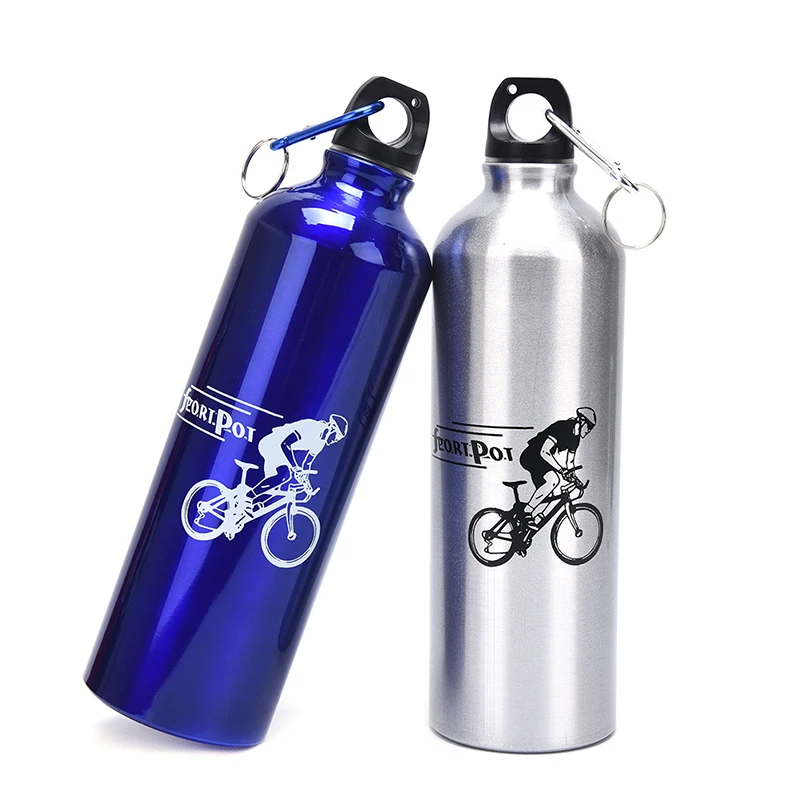 

750ml Aluminum Alloy Sports Water Bottles Cycling Camping Bicycle Bike Kettle Outdoor Riding Sports Kettle