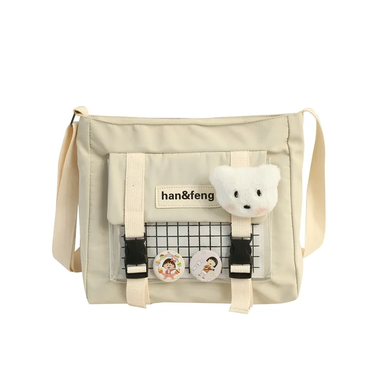 Женские сумки на плечо для девочек новинка 2020 модные холщовые милые мессенджеры