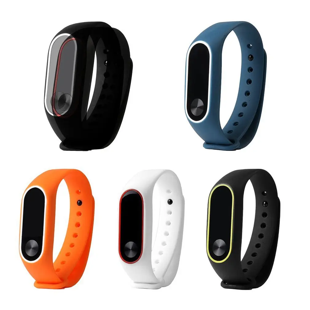 

color Watchbands for mi band 2 accessories pulseira miband 2 strap replacement silicone wriststrap for xiaomi mi2 smart bracelet