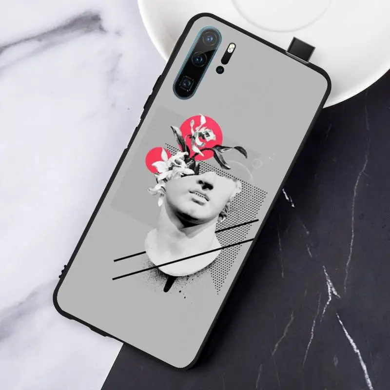 

Abstract Art Statue Phone Case For Huawei honor Mate P 10 20 30 40 Pro 10i 9 10 20 8 x Lite