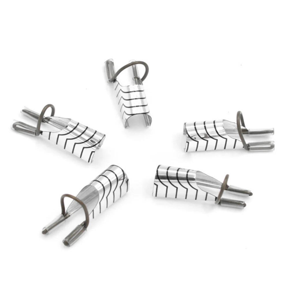 5Pcs Women Reusable UV Gel Acrylic Tips Nail Art Extension Guide Form Tools | Красота и здоровье