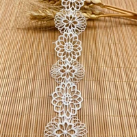 garment accessories water soluble embroidery lace flowers barcode lace hollow handmade accessories