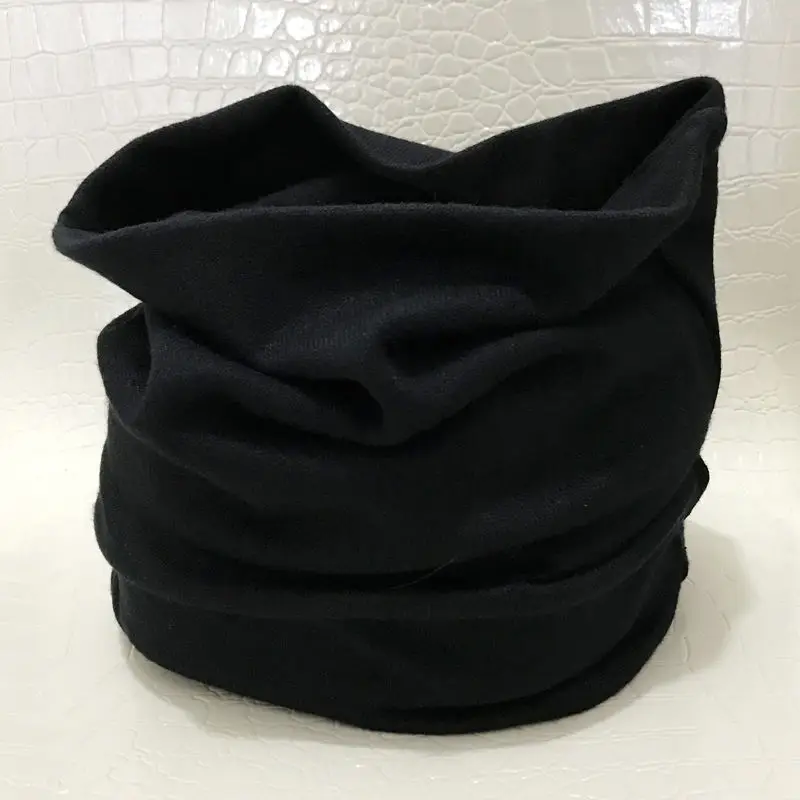 

Woman Knitted Ring Scarf Solid Warm Collar