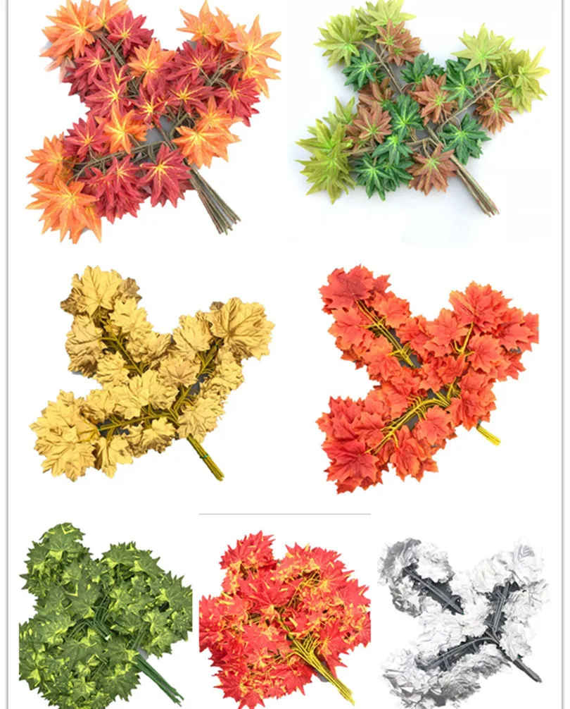 

36 шт., листья Красного кленового дерева