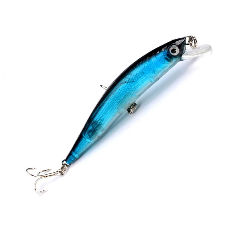 

10cm/8.4g Artificial Ocean Minnow Hard Bait 3D Eyes Ocean Sea Fishing Bait Lure Isca Wobbler Plastic Crankbait Bait Lure Tackle