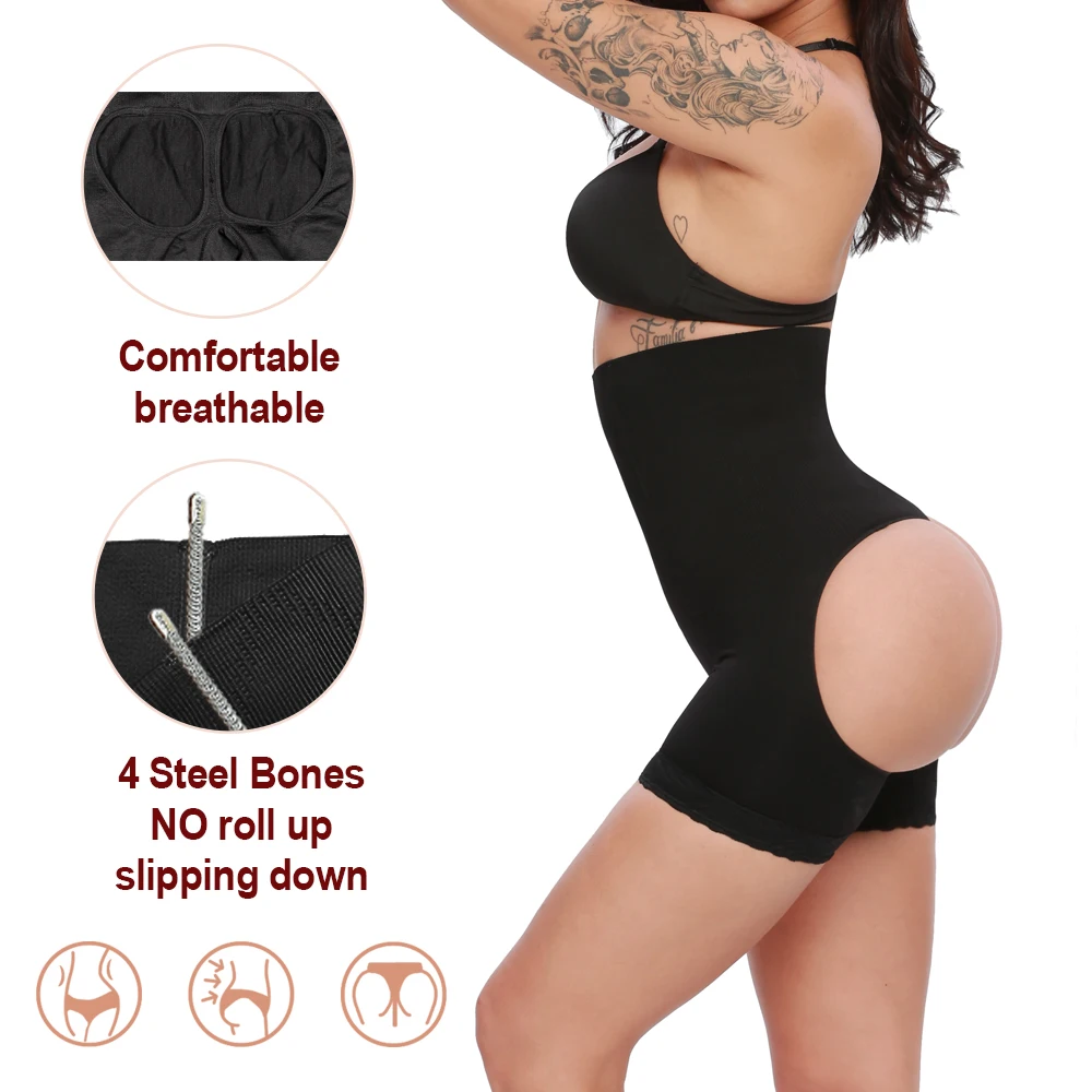 Velssut Tummy Control Panties Women Slimming Underwear Sexy Butt Lifter Panty Slim Body Shaper High Waist Trainer Shapewear