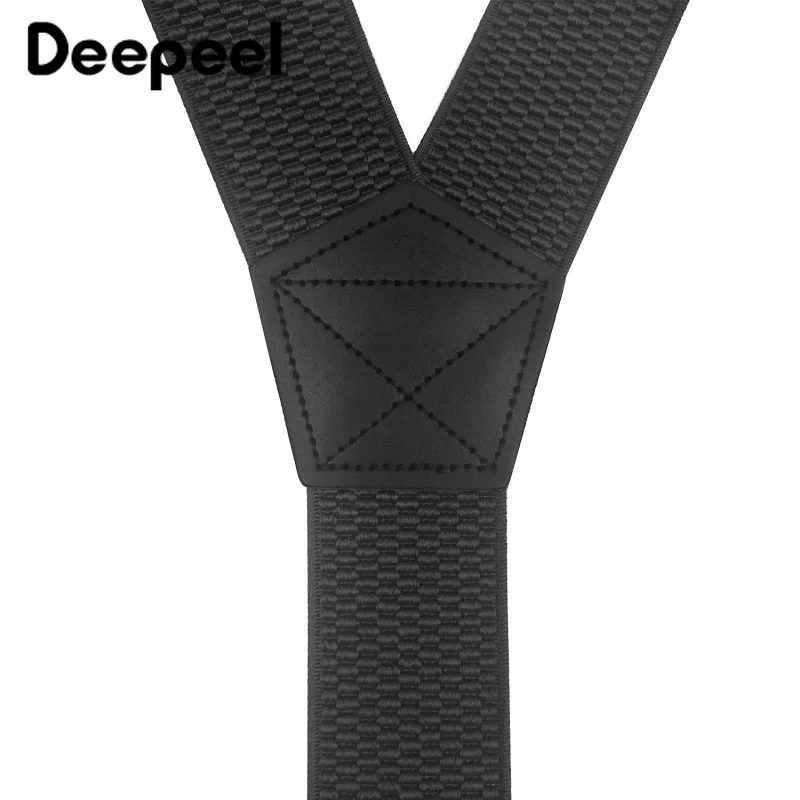Подтяжки Deepeel для взрослых мужчин 1 шт. 4*125 см широкий эластичный ремешок