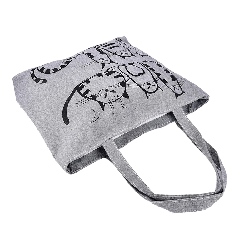 1 шт. 30*40 см кошка хозяйственная сумка большая Брезентовая через плечо