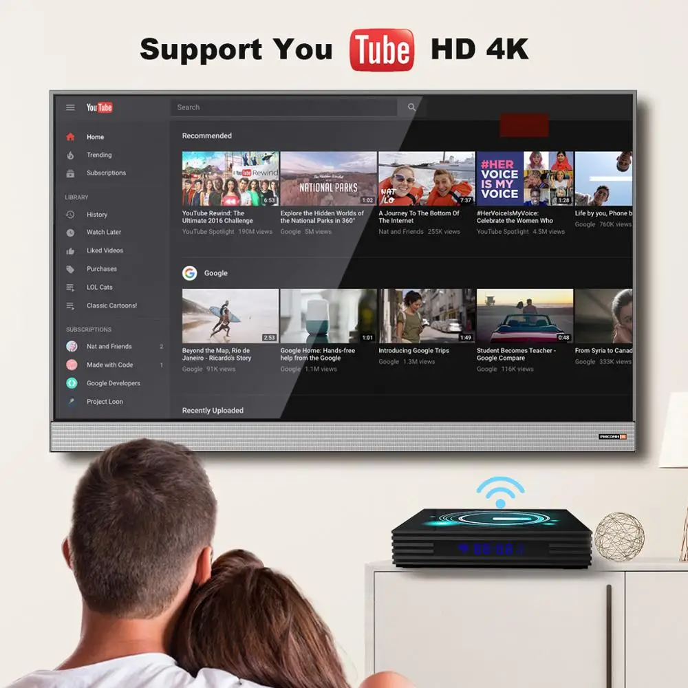 ТВ-приставка CRENOVA A95X Android 9 0 Amlogic S905X3 32 ГБ 64 Гб поддержка YouTube 4 k Netflix Plex медиасервер