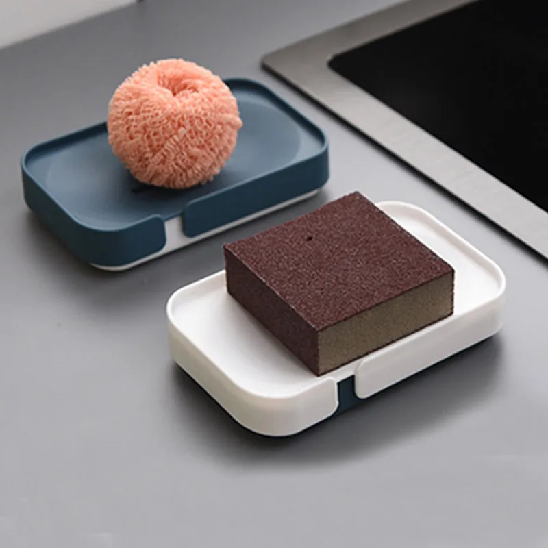 Doublelayer Drainage Soap Dish Plastic Shower Nonslip Box Multifunctional For Home Bathroom Accessories | Дом и сад