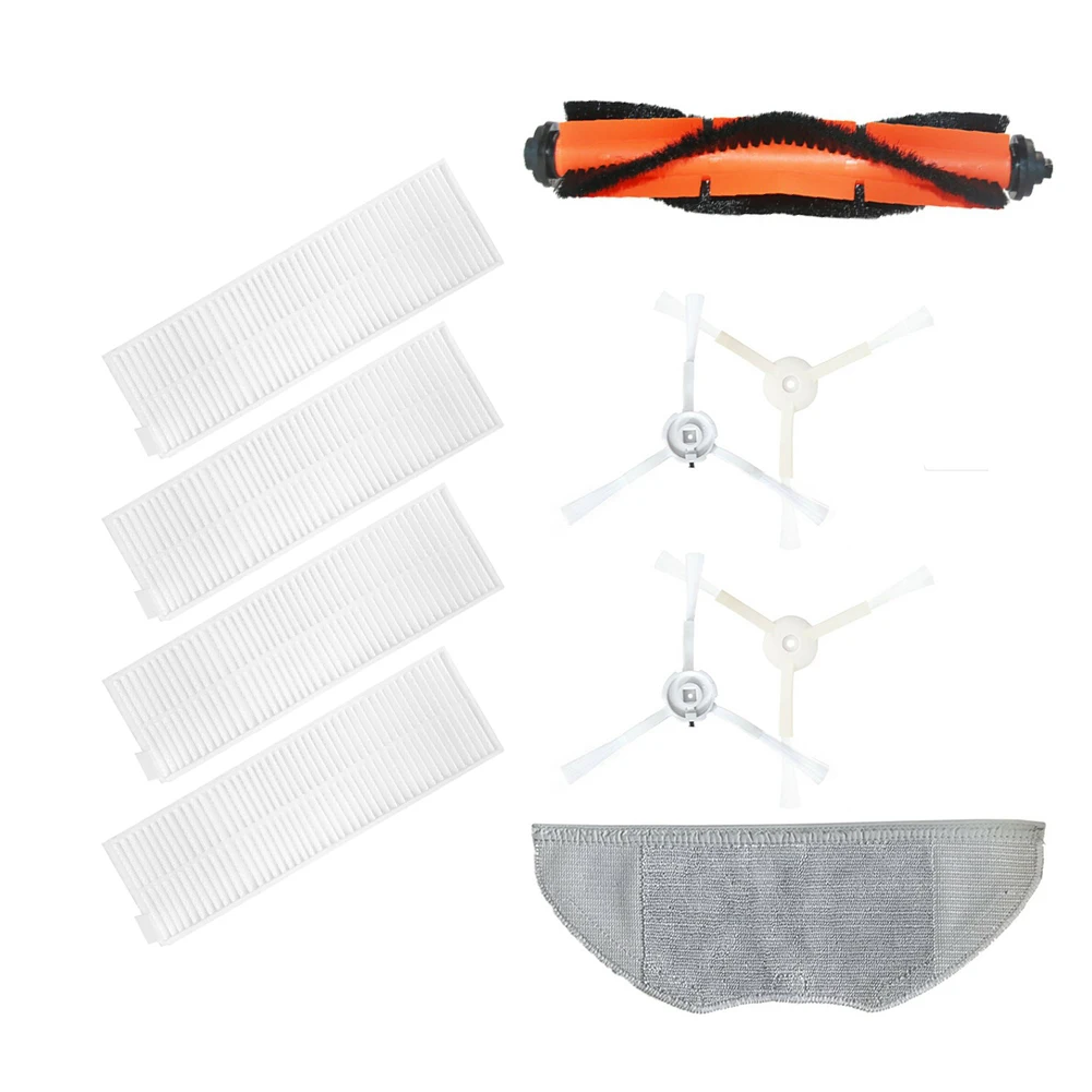 

11pcs/Set Side Brush Filter Kits For Xiaomi Mijia G1 Vacuum Cleaner Accessories Mop Cloth Roll Brush Filter Spare Parts