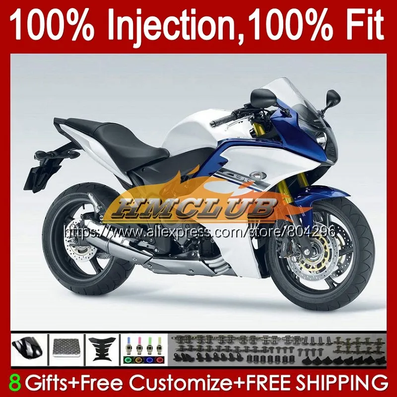 

Injection OEM For HONDA CBR 600 White blue F 600F CBR600 F4i 27No.5 CBR600F 11 12 13 14 CBR600F4i 2011 2012 2013 2014 Fairing