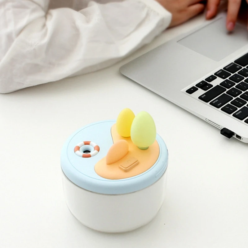 

USB Mini Humidifier Room Office Bokeh Light Purifier Night Light Air Purifier Ultrasonic Aromatherapy Air Oil Diffuser